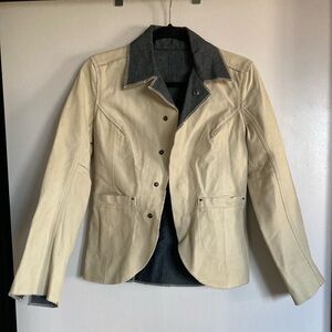 Y2K Diesel leather jacket